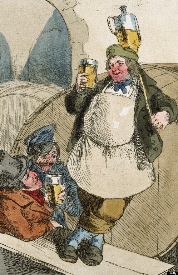 1901 slang for getting drunk