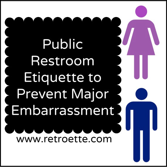 public restroom etiquette