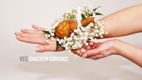 Kentucky Fried Chicken corsage
