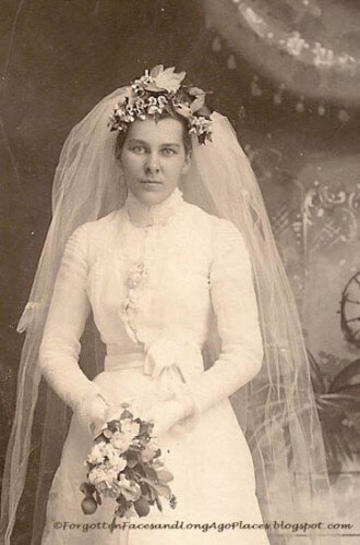 1890s wedding dress