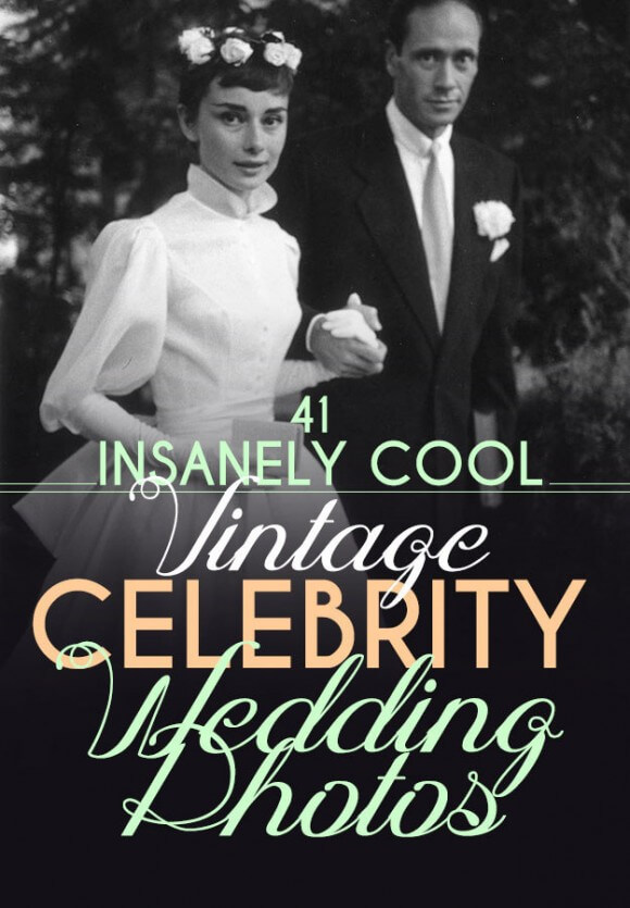 vintage celebrity weddings