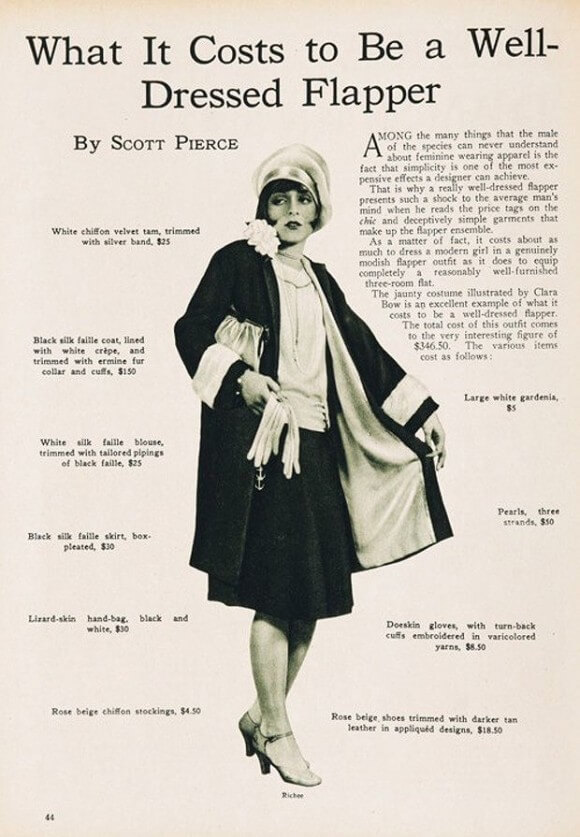 the cost of being a flapper