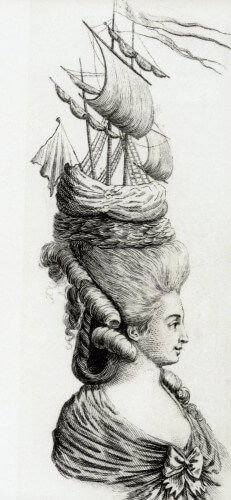 Marie Antoinette's Elaborate Hairstyles