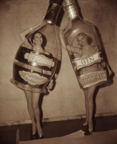 Vintage alcohol costume