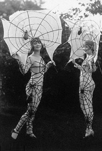 Vintage spiderweb costume