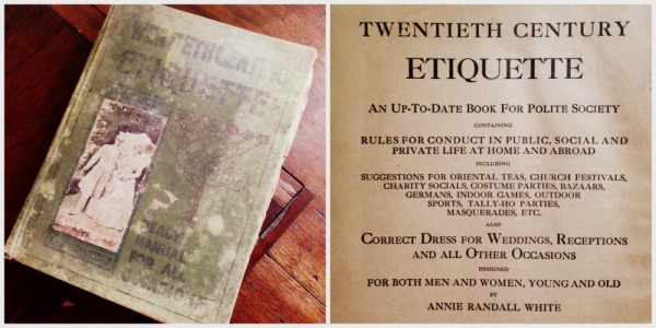 1903 etiquette book