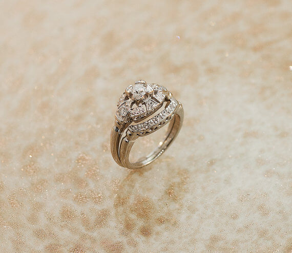 1950s vintage engagement ring