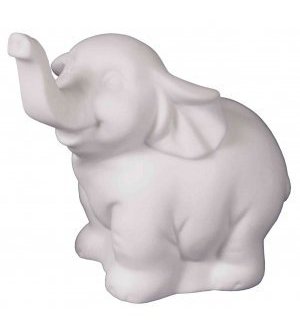 a white elephant for gift waps