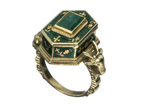 victorian casket ring