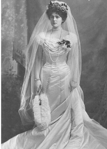 Edwardian royal wedding dress
