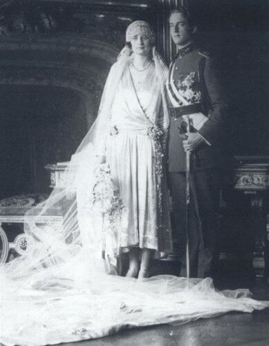 Astrid of Sweden wedding dress